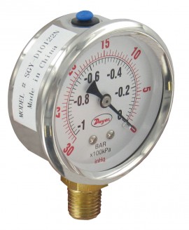Dwyer SGY-D11222N Pressure Gauge, 0 to 1000 PSI (0 to 6900 kPa)-