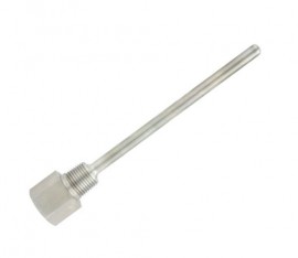 Dwyer TE-TNS-N065N-14 Series TE-TNS 316 Stainless-Steel Thermowell, 6", 0.25" internal and 0.5" external connections-