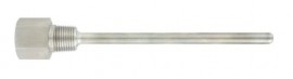 Dwyer TE-TNS-N183N-00 Series TE-TNS Stainless-Steel Thermowell, 0.5&quot; NPT, 18&quot;-