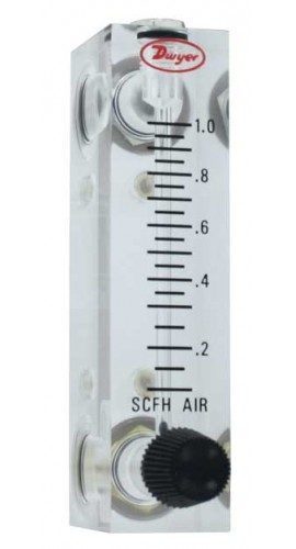 Dwyer VFA-9-BV D&amp;eacute;bitm&amp;egrave;tre, 2&quot;, 20-200 pi3/h air, valve en laiton-