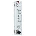 Dwyer VFB-51-BV Flow Meter, 4&quot; Scale, 2-20 SCFH Air, Brass Valve-
