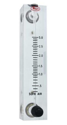 Dwyer VFB-53-BV D&amp;eacute;bitm&amp;egrave;tre, 4&quot;, 10-100 pi3/h air, valve en laiton-
