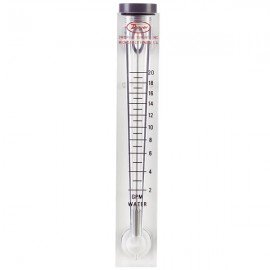 Dwyer VFC-123-EC Flow Meter, 5&quot; Scale, 10-100 SCFM Air, End Connection-