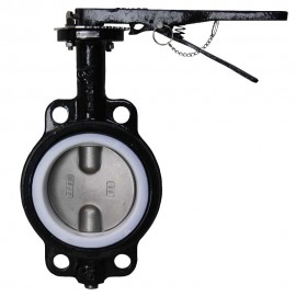 Dwyer WE20-BHD00-WE Manual Wafer Style Butterfly Valve (2-1/2") with EPDM Liner-