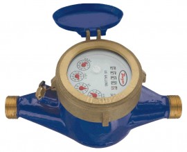 Dwyer WMT2 S&amp;eacute;rie WMT2 Compteur d'eau &amp;agrave; jets multiples, 25.4 mm, 3 &amp;agrave; 50 GPM-
