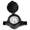 Dwyer WPTN-A-C-05-100 Multi-Jet Plastic Water Meter, 1.5&amp;quot;, 100 gallon-