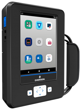 Emerson TREX2LHPNAWS3S AMS TREX2 Device Communicator Plus Module with HART application and carrying case, wireless, three-year standard support-