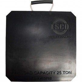 ESCO 10752 Plaque de support pour cric, 25-ton, poign&amp;eacute;e en corde-