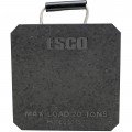 ESCO 10753 Jack Support Plate, 20-ton, rope handle-