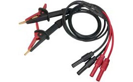 Extech 380565 Spare Kelvin Alligator Clip Test Lead Set-