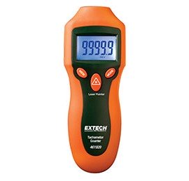 Extech 461920-NIST Mini Laser Photo Tachometer Counter,  -
