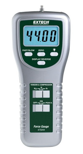 Extech 475044 High-Capacity Digital Force Gauge, 44 lbs-