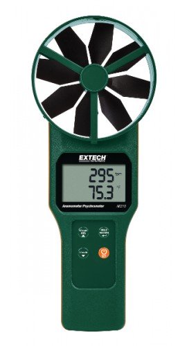 Extech AN310 Large Vane CFM/CMM Anemometer/Psychrometer-
