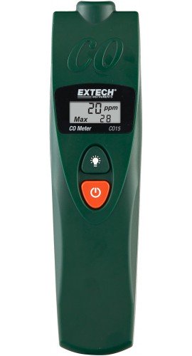 Extech CO15 Carbon Monoxide Meter, 999ppm-