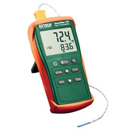 Extech EA11A-NIST EasyView Type K Single Input Thermometer,  -