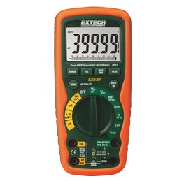 Extech EX530 11 Function Heavy Duty True RMS Industrial MultiMeter, -