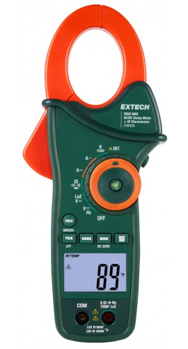 Extech EX8xxA S&amp;eacute;rie Pince amp&amp;egrave;rem&amp;eacute;trique CA/CC VEV avec thermom&amp;egrave;tre IR, 0.1 &amp;agrave; 1000 A,-