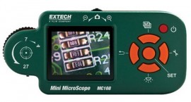 Extech MC108-4 Digital Mobile Microscope with Stand, 240V-