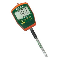 Extech PH220-S pH Meter with Temperature, with Stick Electrode Waterproof Palm -