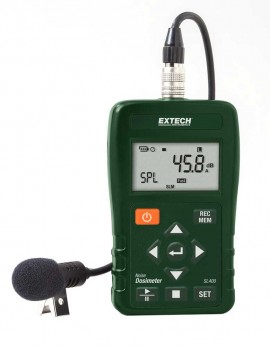 Extech SL400-NIST Personal Noise Dosimeter with USB interface and NIST calibration certificate-