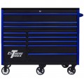 Extreme Tools RX Series Roller Cabinet, 55", black/blue-