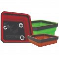 EZRED EZTRAY-CLR Plateau &amp;agrave; pi&amp;egrave;ces extensible avec base magn&amp;eacute;tique, tricolore-