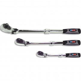 EZRED MR482FL Ensemble de cliquets de 3 pi&amp;egrave;ces, extensibles, &amp;agrave; t&amp;ecirc;te pivotante-