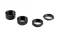 FLIR 4205079 Ensemble de bagues d'extension pour cam&amp;eacute;ras des s&amp;eacute;ries A et X, 6.35 &amp;agrave; 25.4 mm, FPO &amp;agrave; 4 pattes, lot de 4-