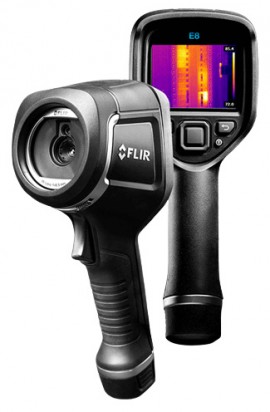 FLIR E8-XT Thermal Imaging Camera with MSX and Wi-Fi, 320 x 240, -4 to 1022&amp;deg;F-