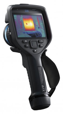 FLIR E86 Advanced Thermal Imaging Camera with 42&amp;deg; lens, 464 x 348, -4 to 2732&amp;deg;F-