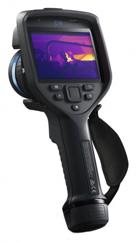 FLIR E76 Advanced Thermal Imaging Camera with 14 and 24&amp;deg; lenses, 320 x 240, -4 to 1202&amp;deg;F-