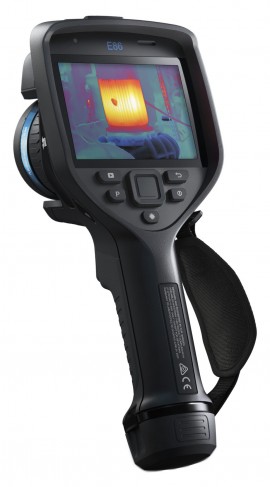 FLIR E86 Cam&amp;eacute;ra &amp;agrave; imageurs thermiques avanc&amp;eacute;s avec objectif de DFOV 14+24&amp;deg;, 464 x 348, -4 &amp;agrave; 2732&amp;deg;C-