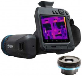 FLIR T840-42-14 Cam&amp;eacute;ra thermique haute performance avec objectifs de 14&amp;deg; et 42&amp;deg;, 464 x 348-