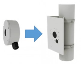 FLIR CB-PLBX-31 Ensemble de montage sur poteau pour la s&amp;eacute;rie CB-31-