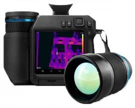 FLIR T840-24-14-6 Cam&amp;eacute;ra thermique haute performance avec objectifs de 24, 14, et 6&amp;deg;, 464 x 350-