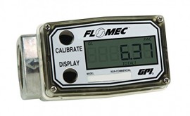 FLOMEC A109LMA200NA2 Aluminum A1 Flowmeter, Turbine, 114-1135 LPM, NPT-