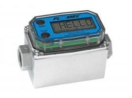 FLOMEC G2A-20-I-Q Turbine Flow Meter with display and aluminium body, 2", ISO7-