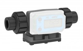 FLOMEC S&amp;eacute;rie G2 Corps pour d&amp;eacute;bitm&amp;egrave;tre &amp;agrave; turbine, PVDF, 12.7 mm, ISO-