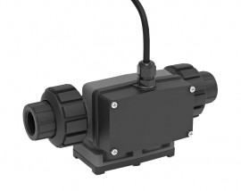 FLOMEC G2P-10-N-P D&amp;eacute;bitm&amp;egrave;tre &amp;agrave; turbine avec corps en PVDF, 25.4 mm, FNPT-
