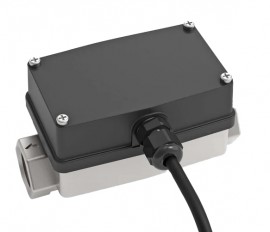 FLOMEC G2S-15-I-P Turbine Flow Meter with stainless steel body, conditioned signal output and ISO7, 1-1/2&quot;-