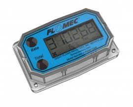 FLOMEC G2 Series Display for the metallic body turbine flow meter, 3/4&amp;quot;, Q9, gallon-