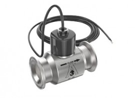 FLOMEC G-200-3A-3 GSCPS Series Turbine Flowmeter 3A with magnetic pickup, stainless steel, 2&quot; tri-clamp, 2&quot; sanitary turbine, 3-wire-