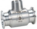 FLOMEC GSCPS-100 Turbine Meter with Sanitary Clamp, No Display, 6.7-67 GPM-