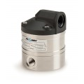 FLOMEC OM008S003-822 Small Capacity Flow Meter, 3/8&quot;, Stainless Steel Body, No Bearing, Teflon Encapsulated Viton O-Ring-