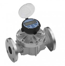 FLOMEC OMS-040-F-R14 Oval Gear Flowmeter with stainless steel body and 150 ANSI flange, 1-1/2&amp;quot;, default to gallon-