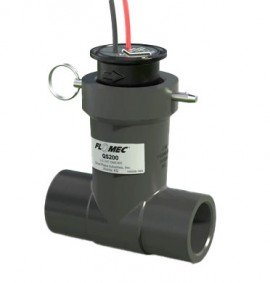 FLOMEC QS2-30-S-P QS200 Insertion Ultrasonic Flow Meter, PVC, socket, 3&amp;quot;, 2-wire-