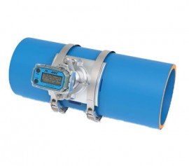 FLOMEC UM-250-TB-Q AQUAsonic Ultrasonic Flow Meter for saddles with Q9 display, UM, 10&amp;quot; tube, gallon-