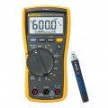 Fluke 117/EFSP Ensemble multim&amp;egrave;tre num&amp;eacute;rique - comprends le REED R5110 D&amp;eacute;tecteur de tension sans contact GRATUIT-