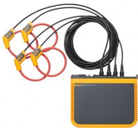 Fluke 1742/15/EUS Enregistreur de qualit&amp;eacute; du r&amp;eacute;seau &amp;eacute;lectrique avec 24&amp;quot; 1500 A IFLEX, version EUS-