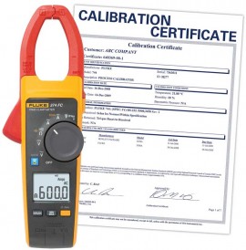 Fluke 374 FC-NIST True RMS AC/DC Clamp Meter, -